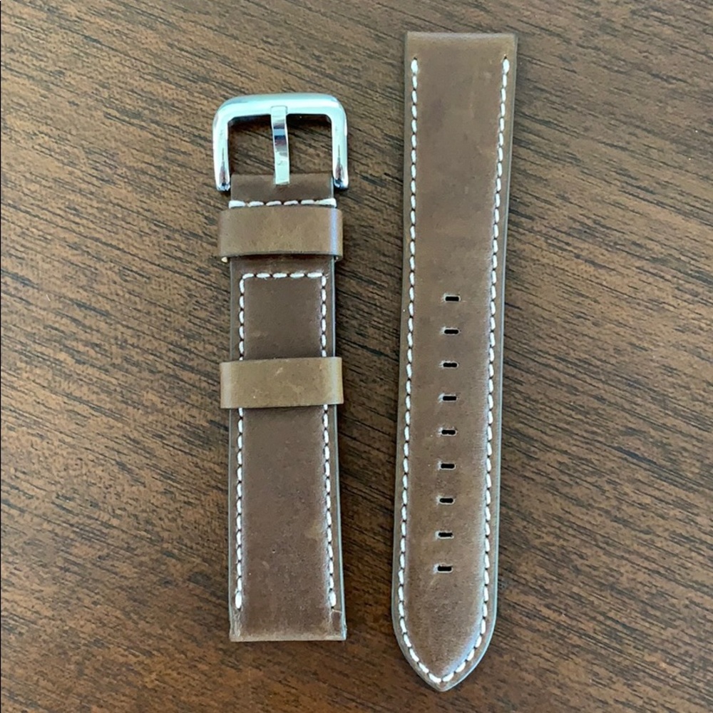 Shinola leather watch strap